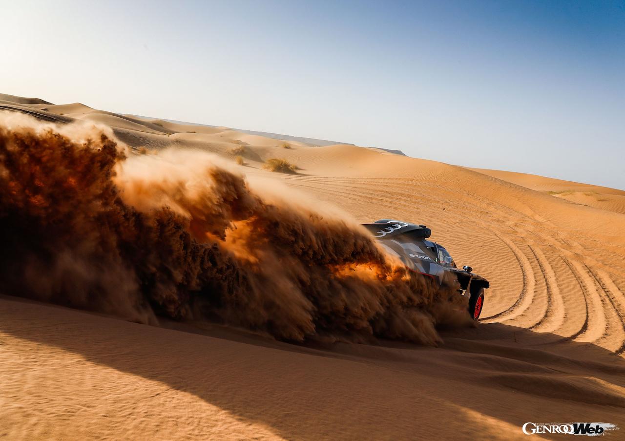 「ダカールを目指すアウディRS Q e-tron。「砂漠で充電」を可能にした電動ラリーマシンがモロッコを走る」の3枚目の画像