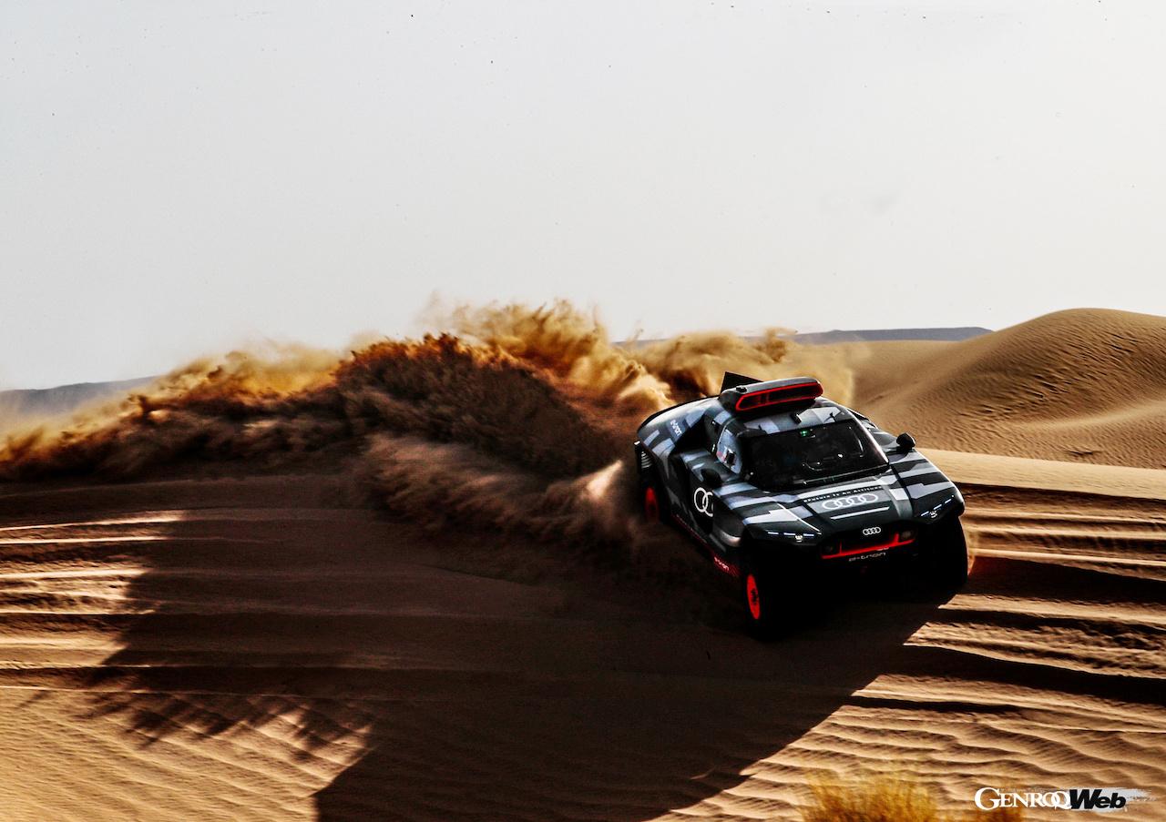 「ダカールを目指すアウディRS Q e-tron。「砂漠で充電」を可能にした電動ラリーマシンがモロッコを走る」の6枚目の画像