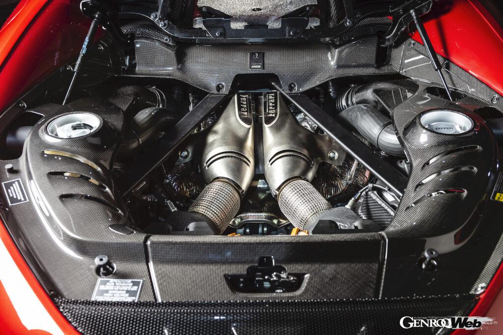 フェラーリ296GTBのエンジン