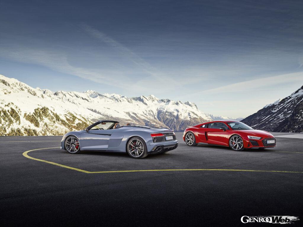 「アウディ R8のRWDモデルがパワーアップ！ 自然吸気V10を味わい尽くせるスーパースポーツ」の16枚目の画像