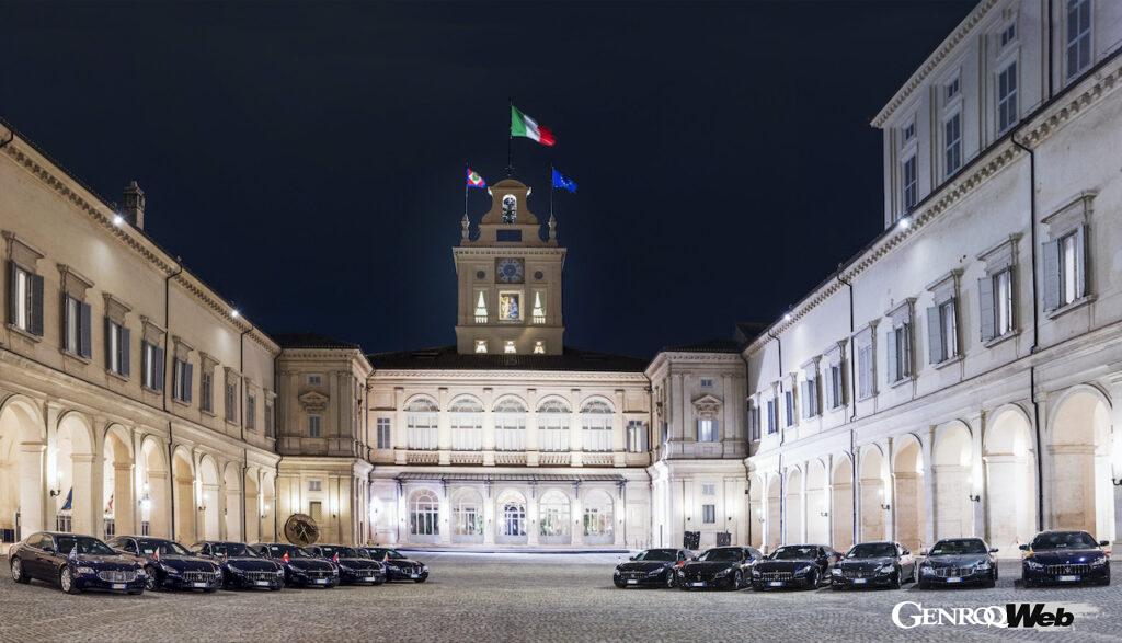 マセラティ、イタリア開催の「G20 ローマサミット」に40台の車両を各国首脳移動用車両として提供
