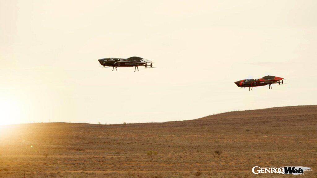 「世界初の空飛ぶクルマのレースシリーズ「エアスピーダー」、プレシーズンテストでドラッグレースを実現 【動画】」の2枚目の画像
