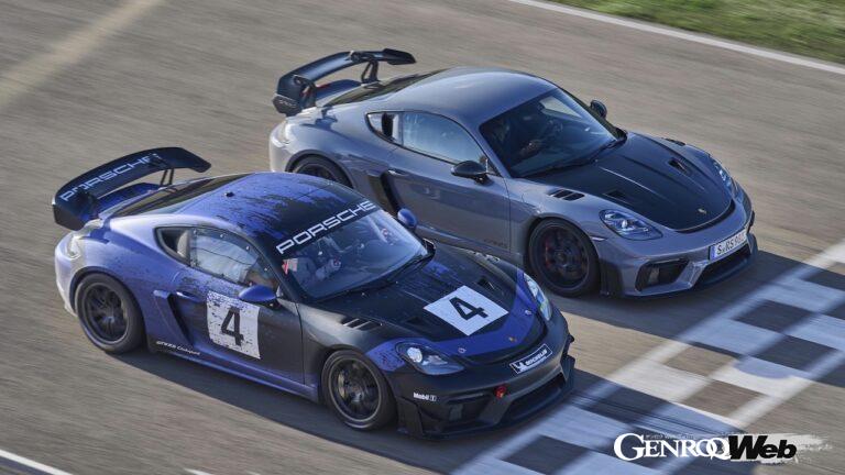 大幅なパフォーマンスアップを実現したエントリーレーシングカー、「718 ケイマン GT4 RS クラブスポーツ」がデビュー