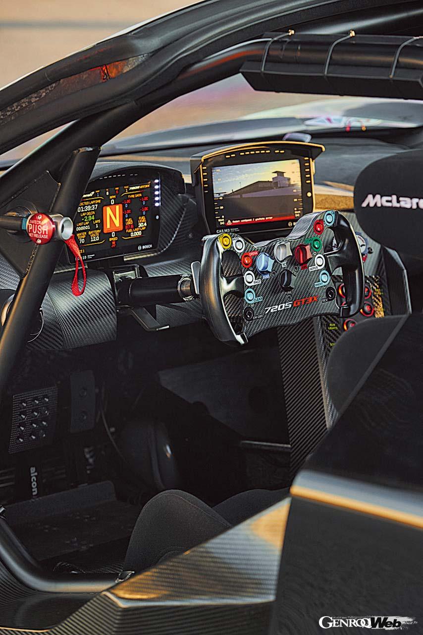 「理想のトラックマシン「マクラーレン 720S GT3X」初試乗！ レーシングカーよりも速いサーキット専用モデル」の5枚目の画像