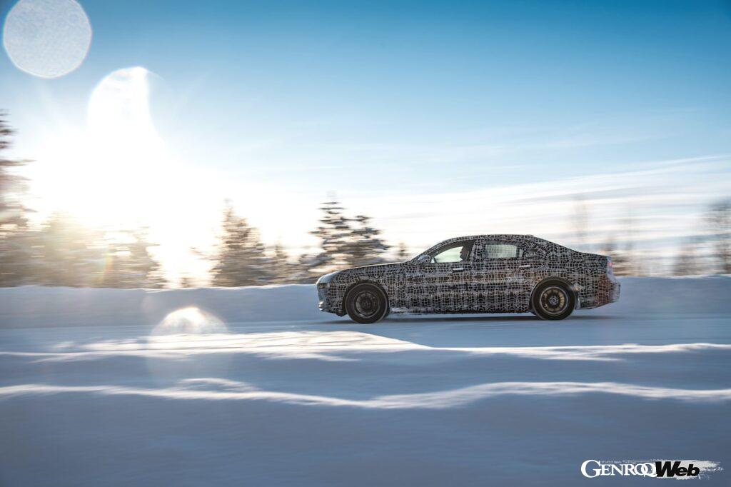 電動ラグジュアリーサルーン「BMW i7」、2022年の発表に向けて北極圏でテストを敢行