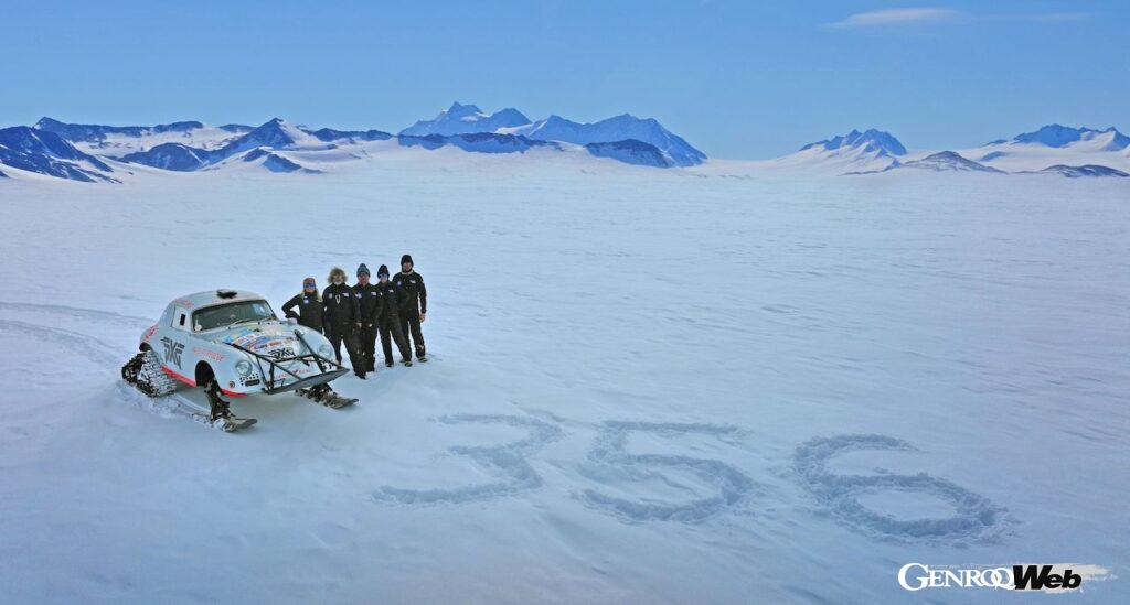 「クローラー仕様のポルシェ 356 A、南極大陸を356マイル走破！ プロジェクトのフィニッシュを宣言 【動画】」の6枚目の画像