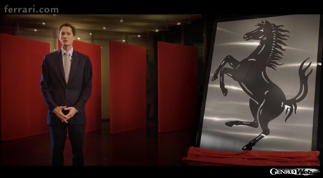 「フェラーリ、創立75周年を祝うスペシャルロゴをショートムービーで公開 【動画】」の2枚目の画像