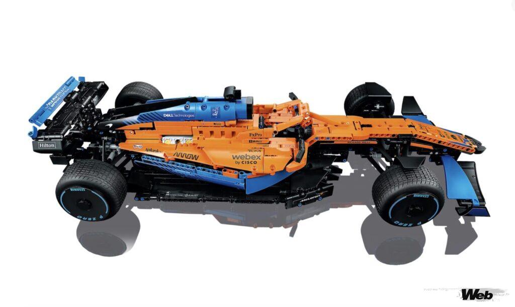 「LEGO初のF1マシン「レゴ テクニック マクラーレン フォーミュラ 1 レースカー」発売！ 2021年シーズンモデルを完全再現 【動画】」の3枚目の画像