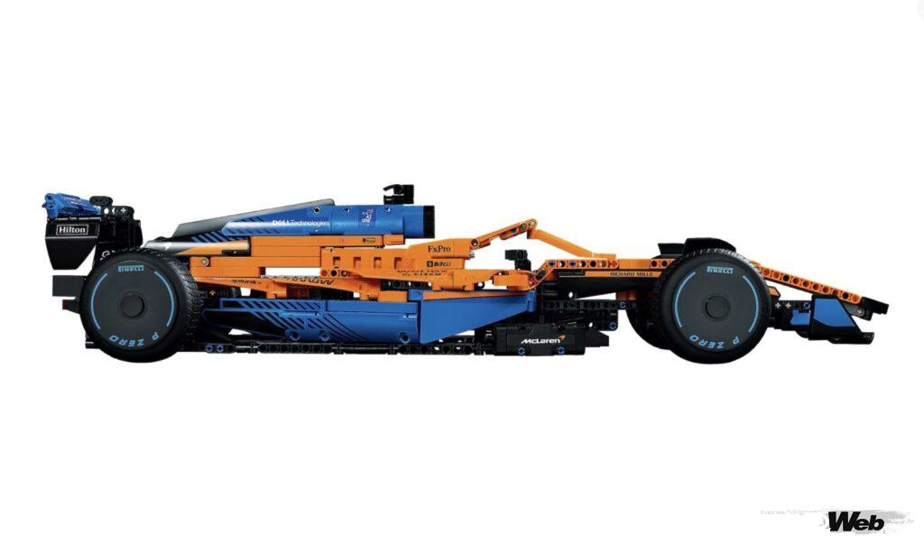 「LEGO初のF1マシン「レゴ テクニック マクラーレン フォーミュラ 1 レースカー」発売！ 2021年シーズンモデルを完全再現 【動画】」の4枚目の画像