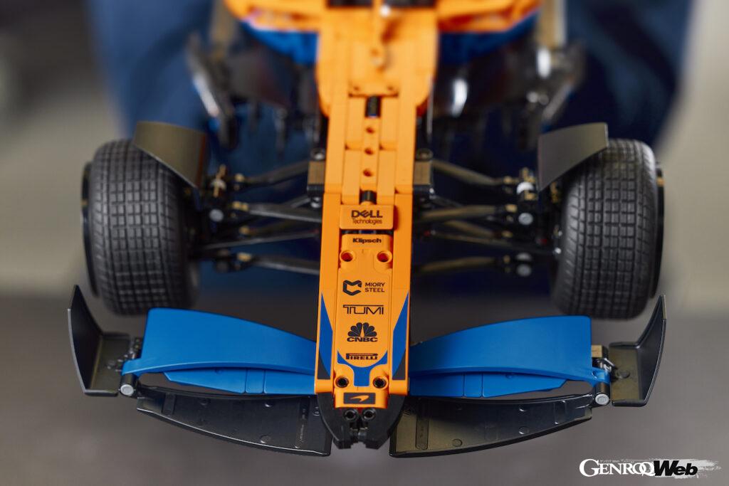 「LEGO初のF1マシン「レゴ テクニック マクラーレン フォーミュラ 1 レースカー」発売！ 2021年シーズンモデルを完全再現 【動画】」の21枚目の画像