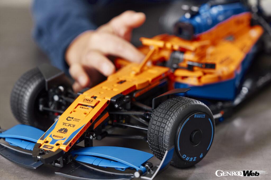 「LEGO初のF1マシン「レゴ テクニック マクラーレン フォーミュラ 1 レースカー」発売！ 2021年シーズンモデルを完全再現 【動画】」の22枚目の画像