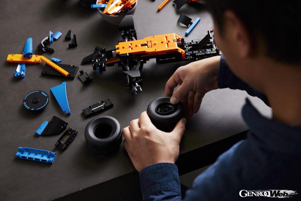 「LEGO初のF1マシン「レゴ テクニック マクラーレン フォーミュラ 1 レースカー」発売！ 2021年シーズンモデルを完全再現 【動画】」の24枚目の画像