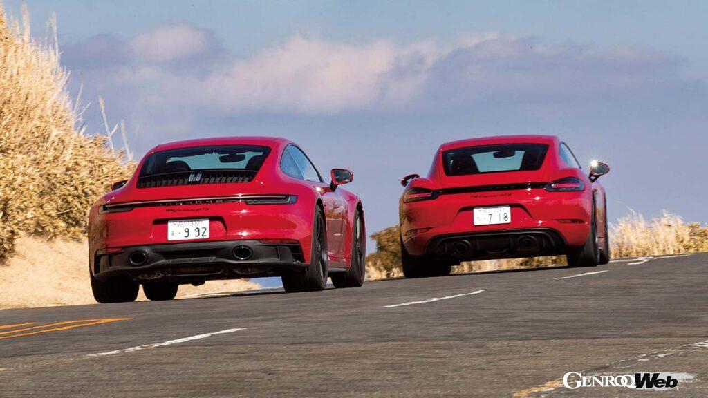 「選ぶべき「GTS」はどちらか？ ポルシェ 911 カレラ GTSと718 ケイマン GTS 4.0を比較試乗！」の17枚目の画像