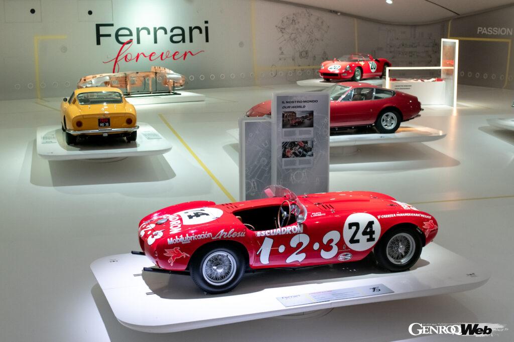 「フェラーリ・フォーエバー」で公開される、フェラーリ75年の歴史を彩った貴重なヒストリックモデルたち。