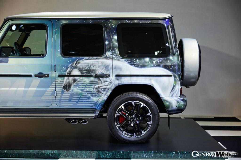 「メルセデスAMGとストリートブランドがコラボ！ 世界にたった1台のアートカーを東京で公開 【動画】」の10枚目の画像