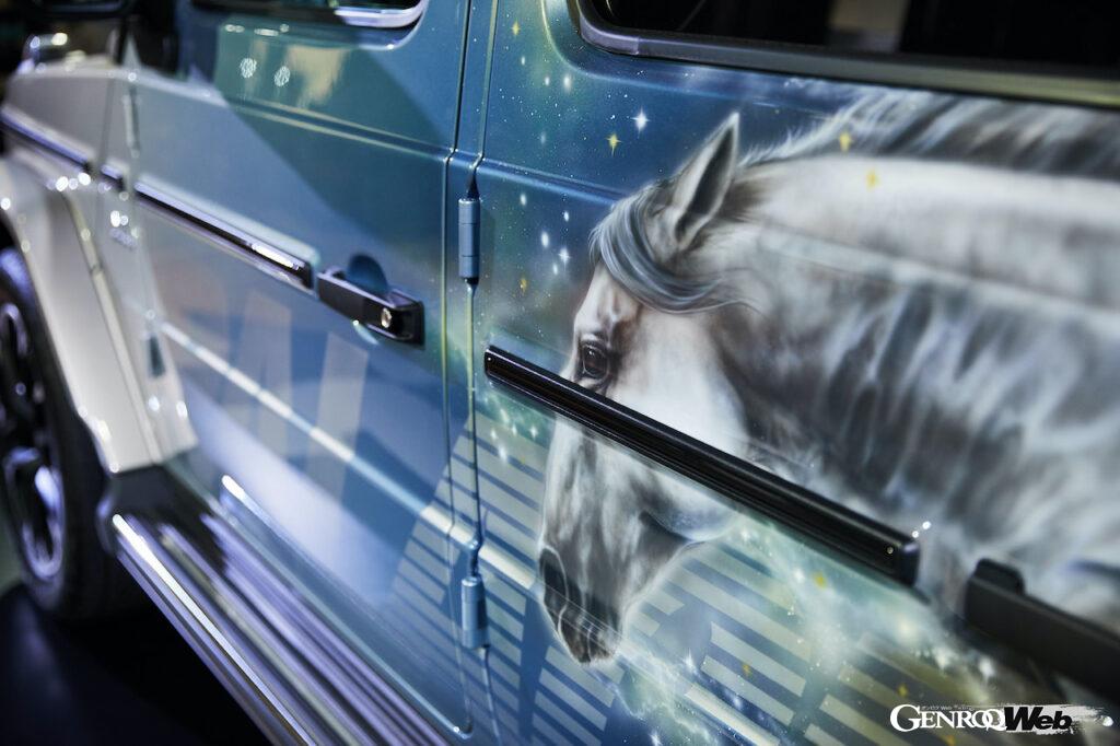 「メルセデスAMGとストリートブランドがコラボ！ 世界にたった1台のアートカーを東京で公開 【動画】」の12枚目の画像