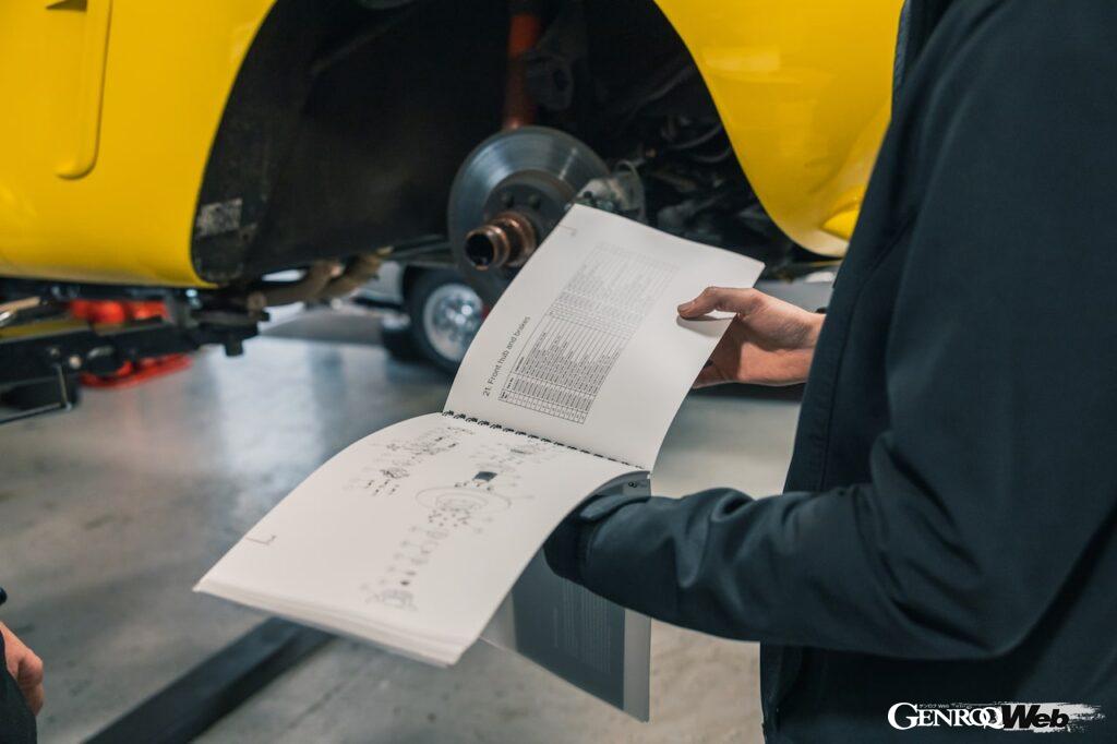 ヒストリック・フェラーリのスペシャリスト、GTOエンジニアリングが制作した技術回路図面。