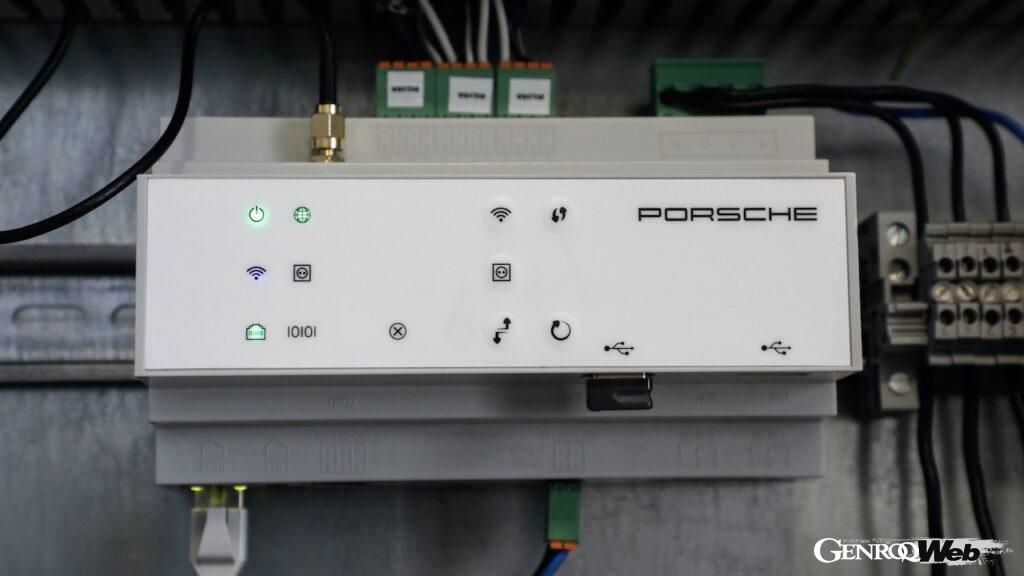 今回の実証実験では、ポルシェが展開する充電マネージメントシステム「ポルシェ・ホームエネルギー・マネージャー」が活用された。