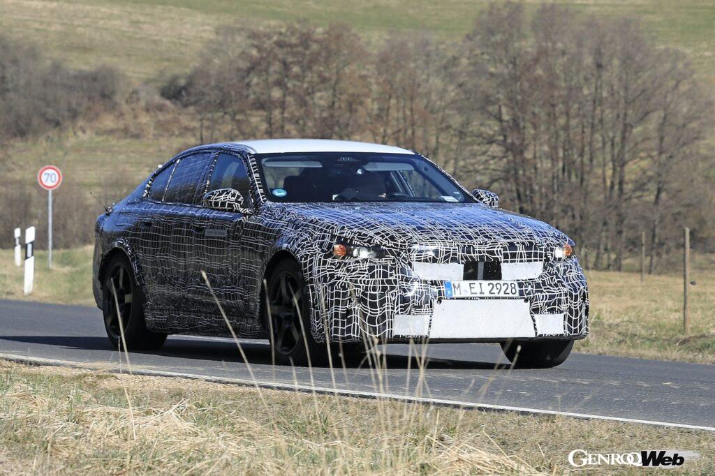 「【スクープ！】 最高出力750ps!? プラグインハイブリッドを搭載する次期BMW M5をキャッチ」の9枚目の画像