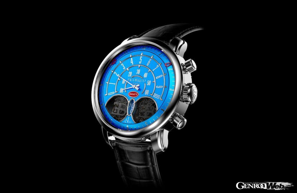ブガッティ×ジェイコブが製作した新作腕時計、ジャン・ブガッティ タイムピース。18Kホワイトゴールド仕様
