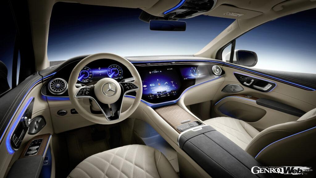 「メルセデス・ベンツがフル電動SUVのフラッグシップモデル投入！ EQS SUVは2022年4月19日正式デビューへ」の21枚目の画像