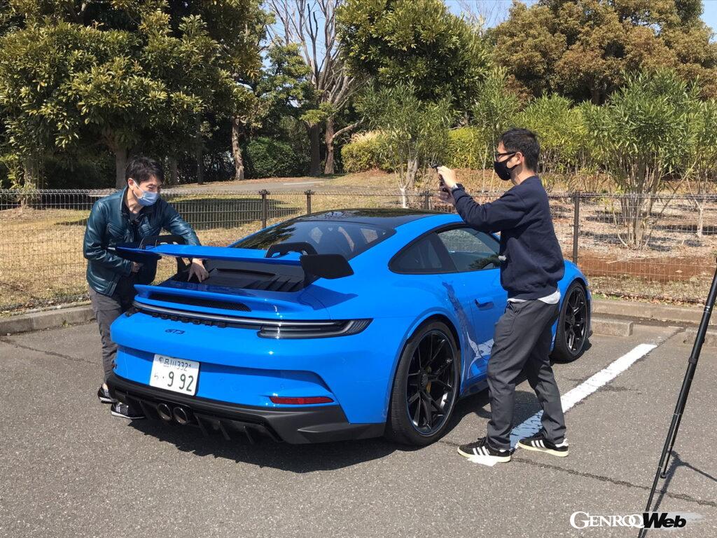 「YouTuber「ウナ丼」と『GENROQ』がコラボ！ ポルシェ 911 GT3を動画で詳細インプレッション 【動画】」の3枚目の画像