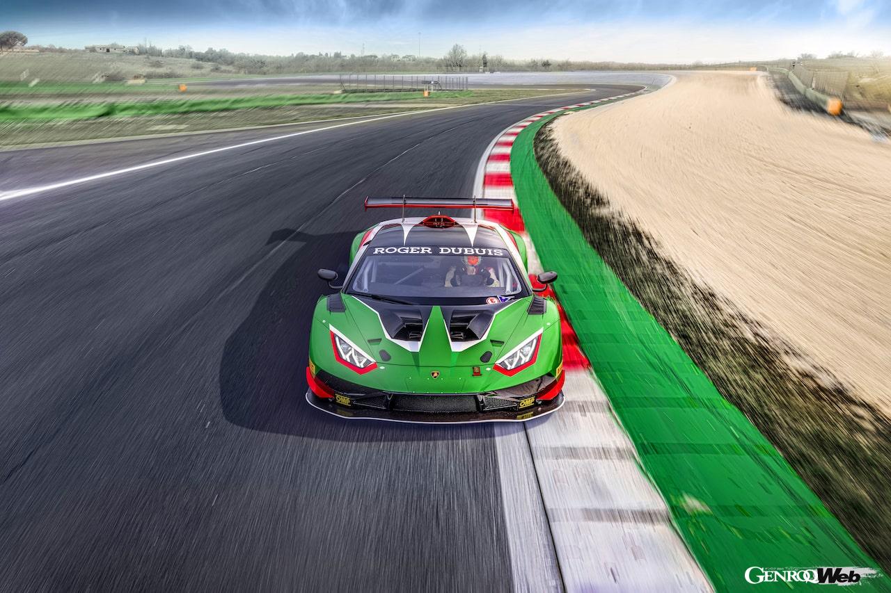 「ランボルギーニ、ウラカン GT3  EVO2を公開！ 2023年デイトナ24時間でデビュー 【動画】」の16枚目の画像