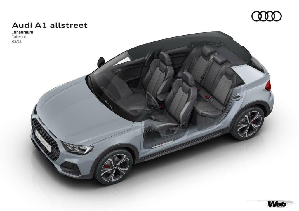 「アウディ A1ベースのクロスオーバー、2023年モデルから車名を「A1 オールストリート」に変更」の2枚目の画像