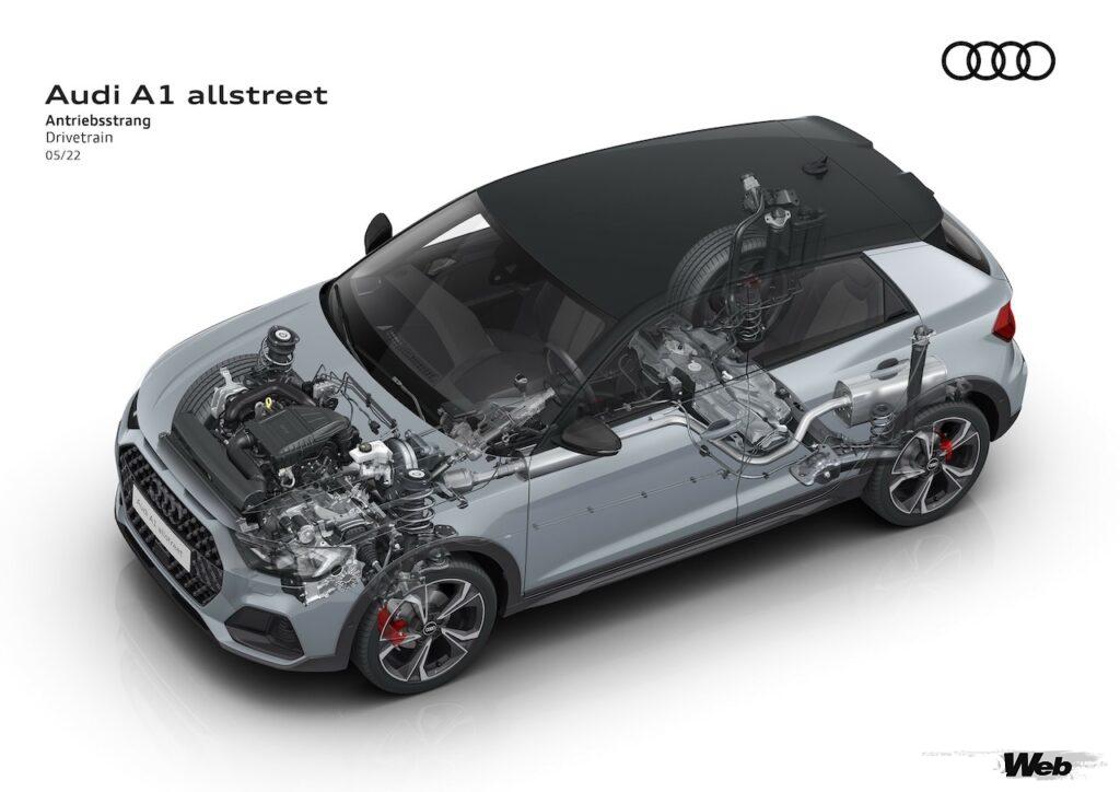 「アウディ A1ベースのクロスオーバー、2023年モデルから車名を「A1 オールストリート」に変更」の4枚目の画像