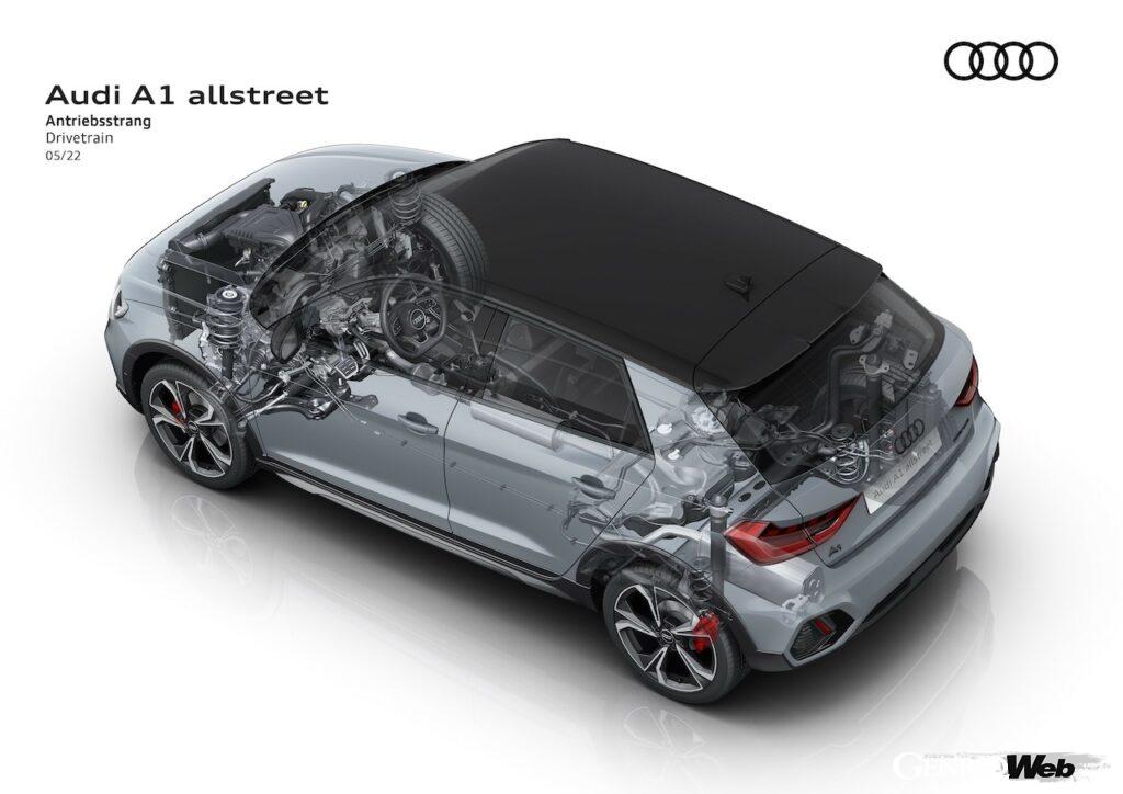 「アウディ A1ベースのクロスオーバー、2023年モデルから車名を「A1 オールストリート」に変更」の5枚目の画像