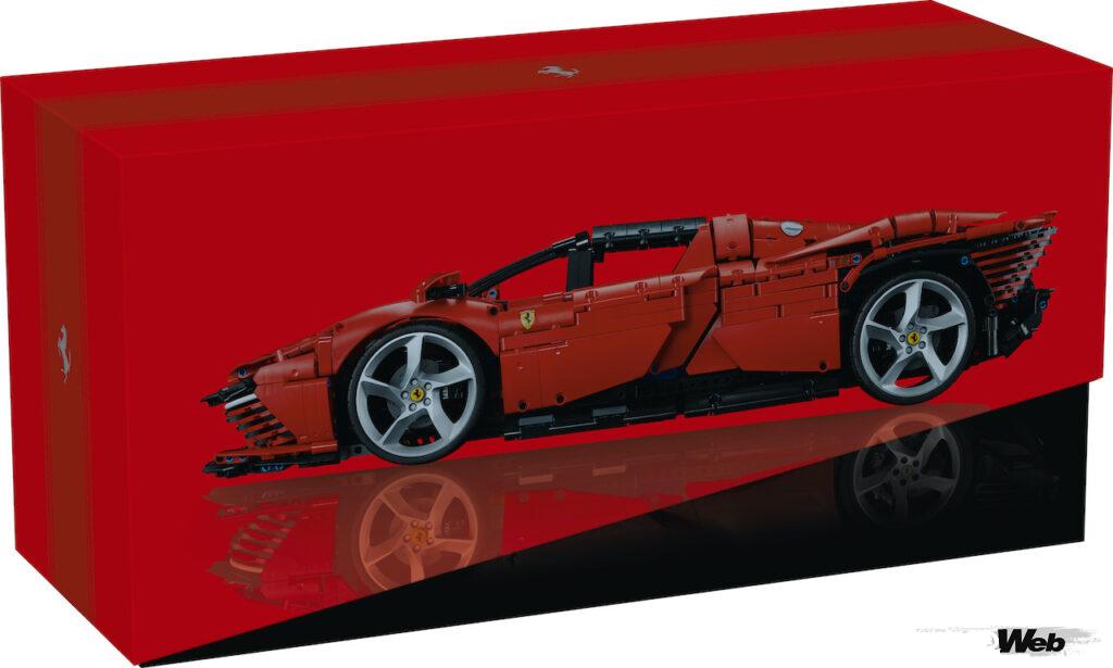 「このフェラーリなら買える！ V12エンジンやバタフライドアを再現した1/8スケール「レゴ テクニック フェラーリ Daytona SP3」限定販売 【動画】」の3枚目の画像