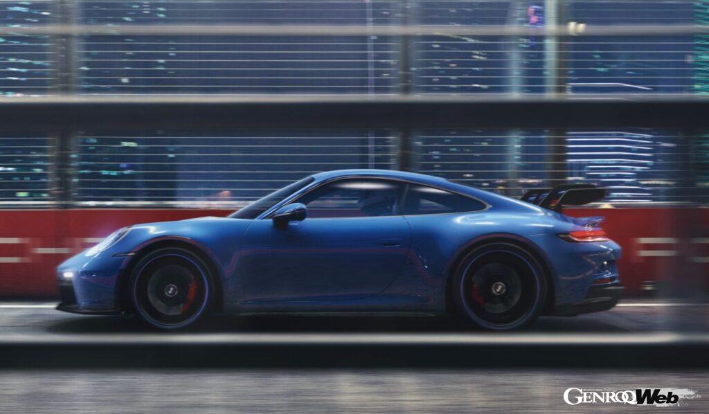 ポルシェ 911 GT3のサイドビュー