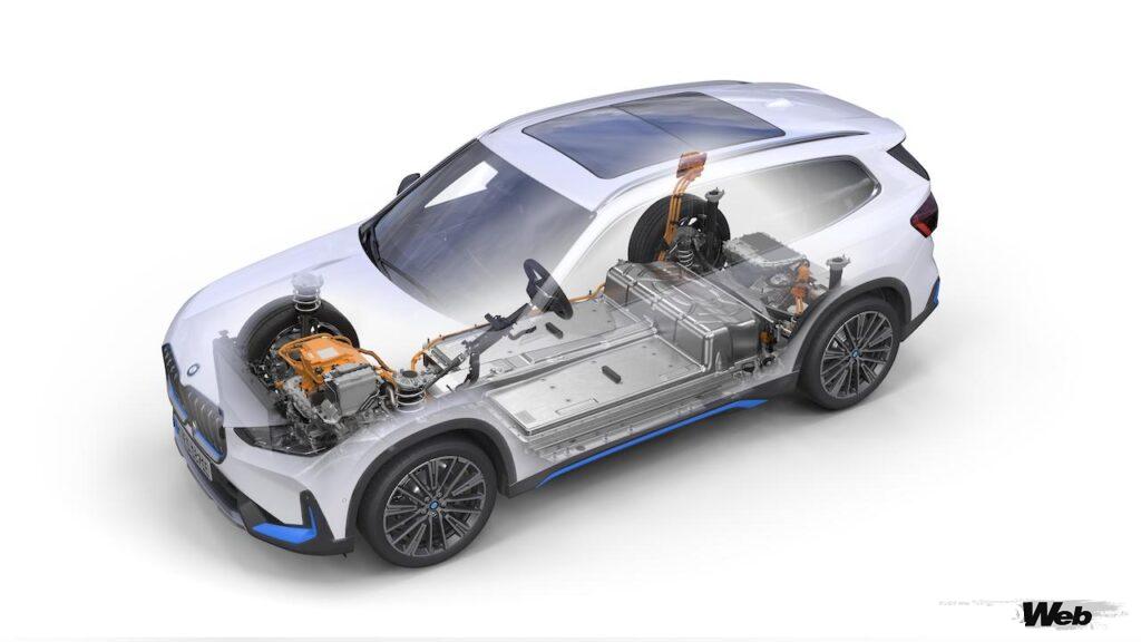 エントリーSAVに初のフル電動モデルが登場、「BMW iX」の電動パワートレイン。