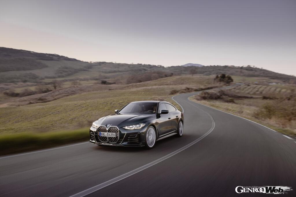 「最大トルク730Nm！ 抜群の走行性能と効率性を両立したディーゼルモデル「BMWアルピナ D4 S グランクーペ」で地平を目指せ」の1枚目の画像