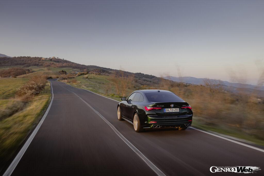 「最大トルク730Nm！ 抜群の走行性能と効率性を両立したディーゼルモデル「BMWアルピナ D4 S グランクーペ」で地平を目指せ」の10枚目の画像