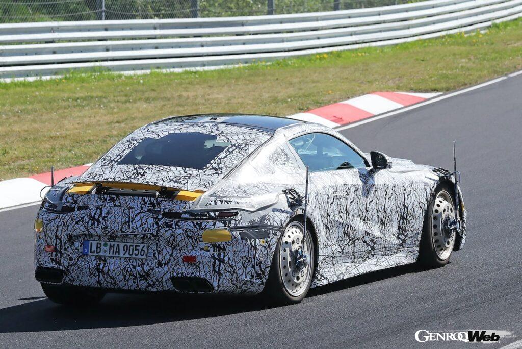 「【スクープ！】 ついにプラグインハイブリッドが登場か!? 新型メルセデスAMG GTのテストをキャッチ」の10枚目の画像