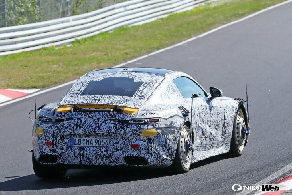「【スクープ！】 ついにプラグインハイブリッドが登場か!? 新型メルセデスAMG GTのテストをキャッチ」の11枚目の画像
