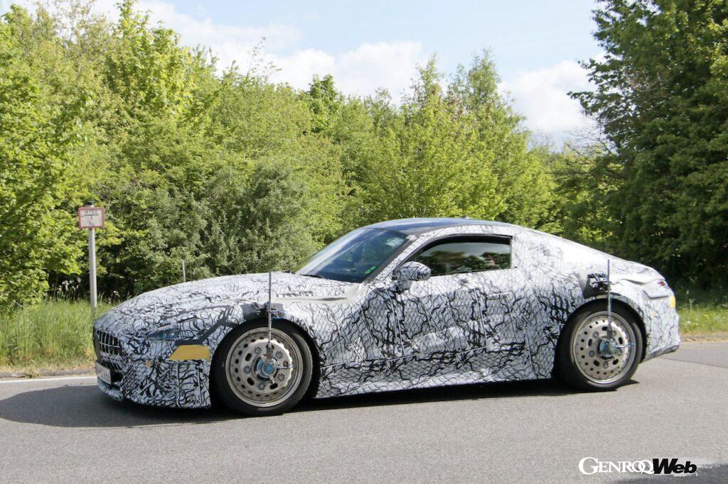 「【スクープ！】 ついにプラグインハイブリッドが登場か!? 新型メルセデスAMG GTのテストをキャッチ」の16枚目の画像