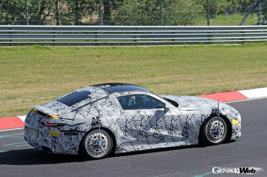 「【スクープ！】 ついにプラグインハイブリッドが登場か!? 新型メルセデスAMG GTのテストをキャッチ」の7枚目の画像