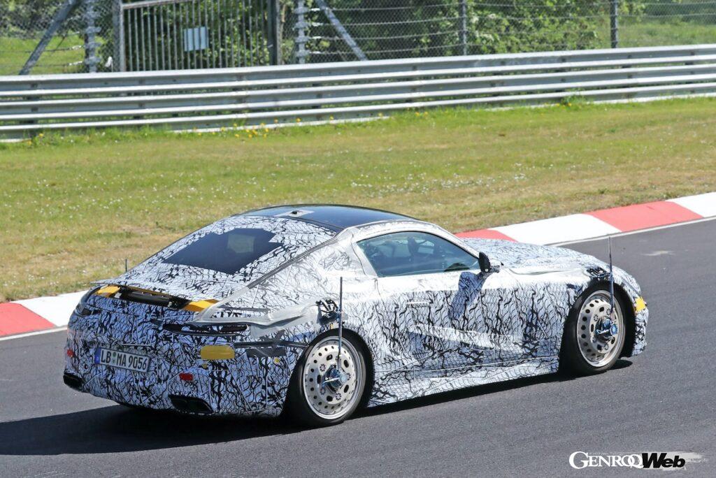 「【スクープ！】 ついにプラグインハイブリッドが登場か!? 新型メルセデスAMG GTのテストをキャッチ」の8枚目の画像