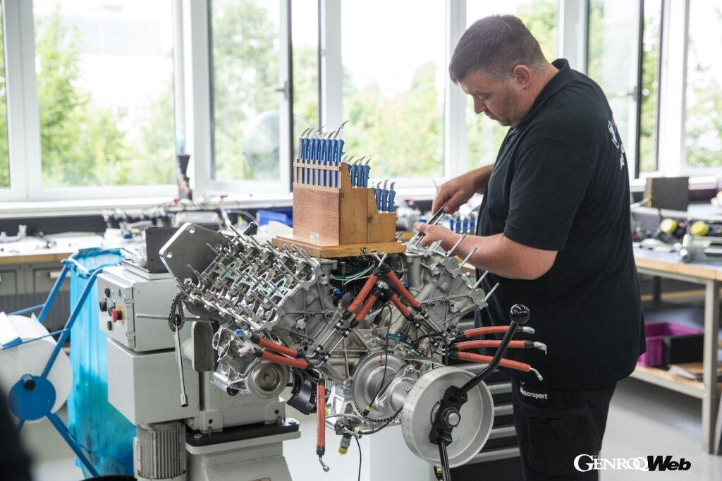 BMW M モータースポーツにおいて、集中的に開発・製作が行われた「P66/3」エンジン。