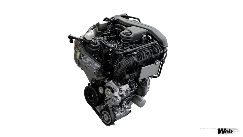 最新の「T-Roc」と「T-Roc カブリオレ」から導入された、最新世代「1.5 TSI evo2」ガソリンエンジン。