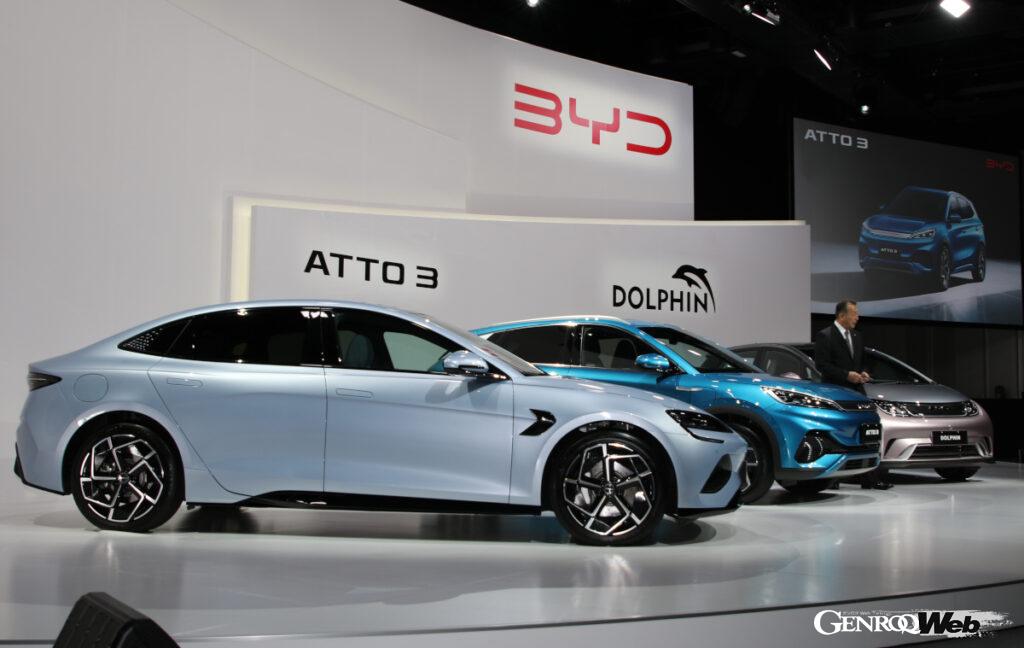 「中国自動車メーカー「BYD」が日本市場に初進出！ まずは3モデルが2023年に導入される」の1枚目の画像