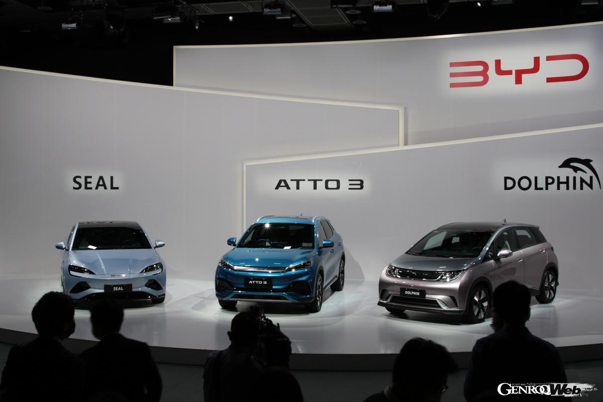 中国自動車メーカー Byd が日本市場に初進出 まずは3モデルが23年に導入される Genroq Web ゲンロク ウェブ