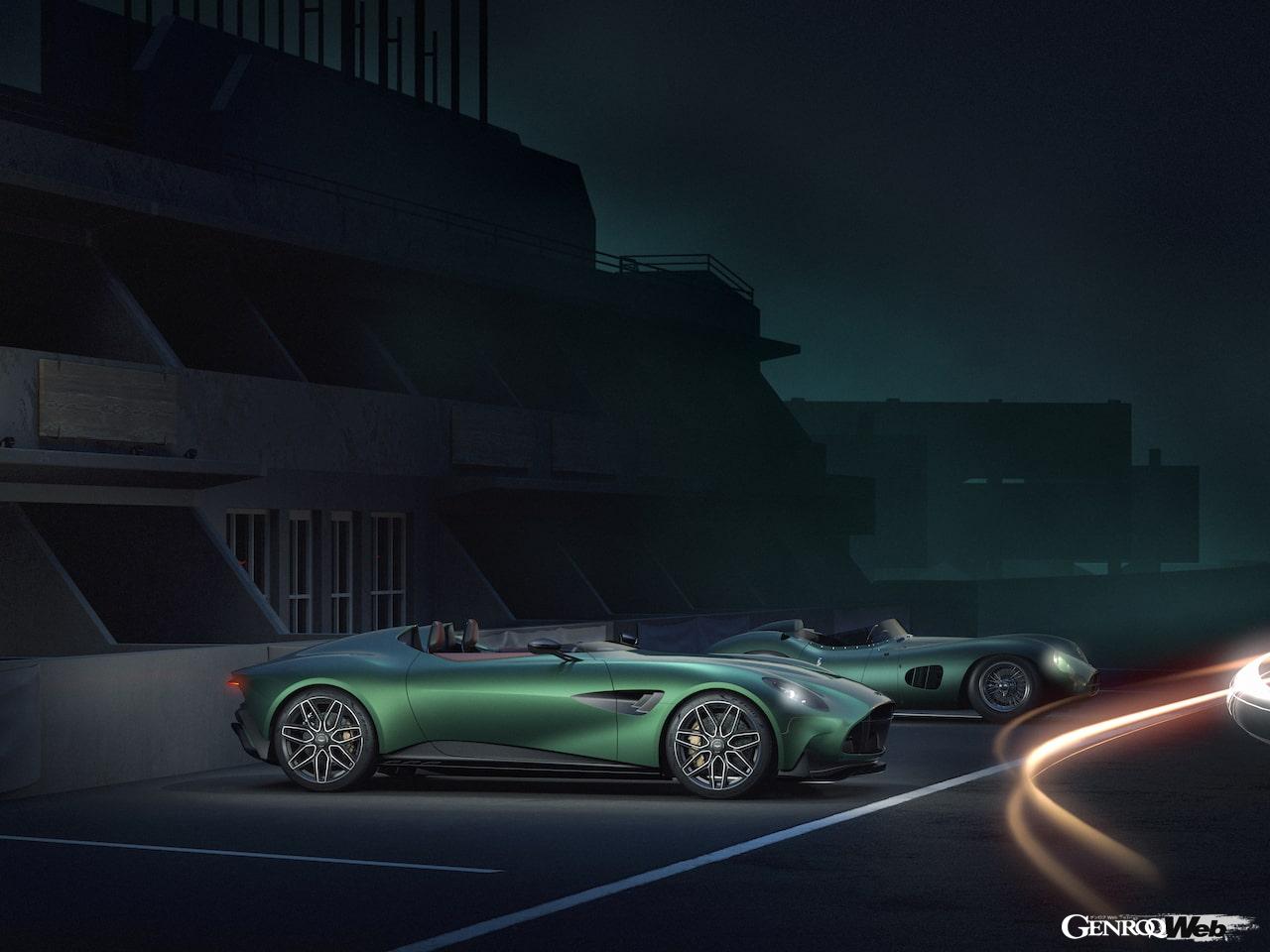 「「最新なのにクラシカル」アストンマーティン DBR22がモントレー・カーウイークで世界初公開！ 「Q by Aston Martin」設立10周年フューオフモデル」の1枚目の画像