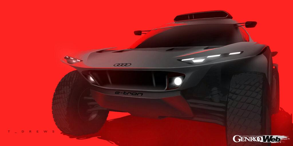 「2023年のダカールに向けて電動プロトタイプ「アウディ RS Q e-tron E2」を公開！ ボディ形状を刷新【動画】」の19枚目の画像