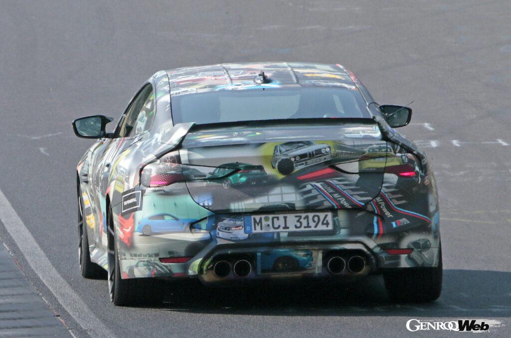 「【スクープ！】ニュルブルクリンクでテスト中の「BMW 3.0 CSL オマージュ」は限定50台で75万ユーロ？ デビュー間近との噂も」の13枚目の画像
