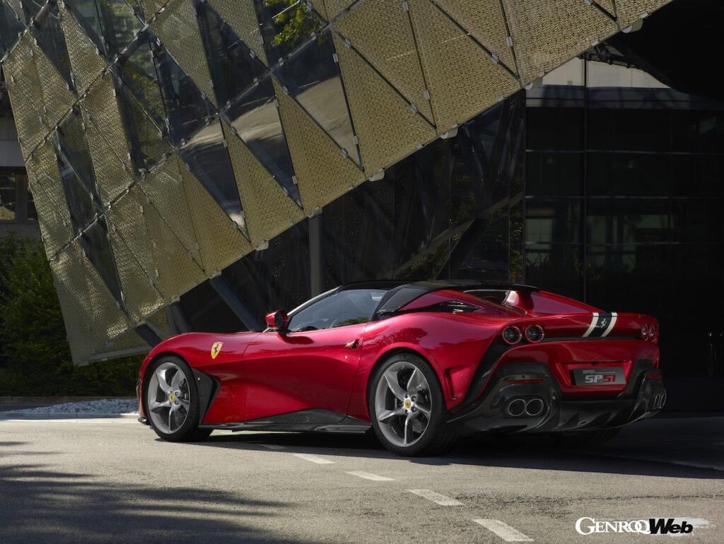 「最新ワンオフ・フェラーリ「SP51」は812 GTSをベースにマラネッロが専用の内外装を与えたロードスター【動画】」の2枚目の画像