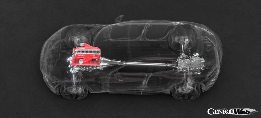 「フェラーリ初の4ドア「プロサングエ」は想像以上にスポーツカー寄りの技術を満載したクロスオーバーSUVだった【動画】」の18枚目の画像