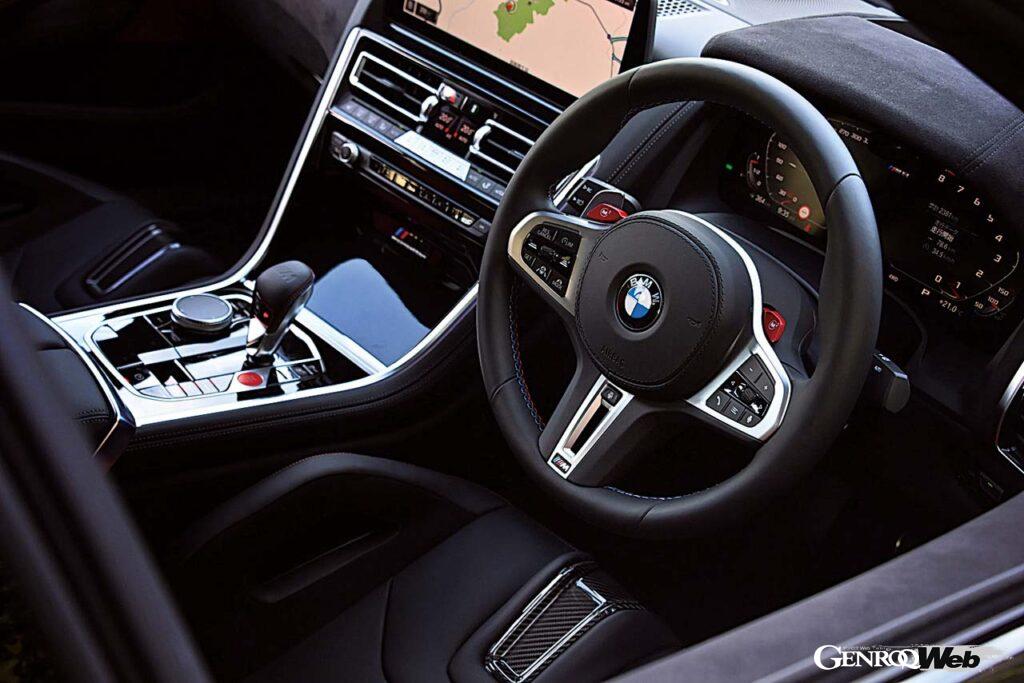 「輸入高級4ドアクーペの過激化はどこまで進む？ BMW M8グランクーペとメルセデスAMG GT53を比較試乗で確かめた」の8枚目の画像